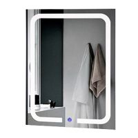 DUSEL Зеркало LED Smart DE-M3001 Ш65xВ80 сенсорное включение, подогрев, часы, температура